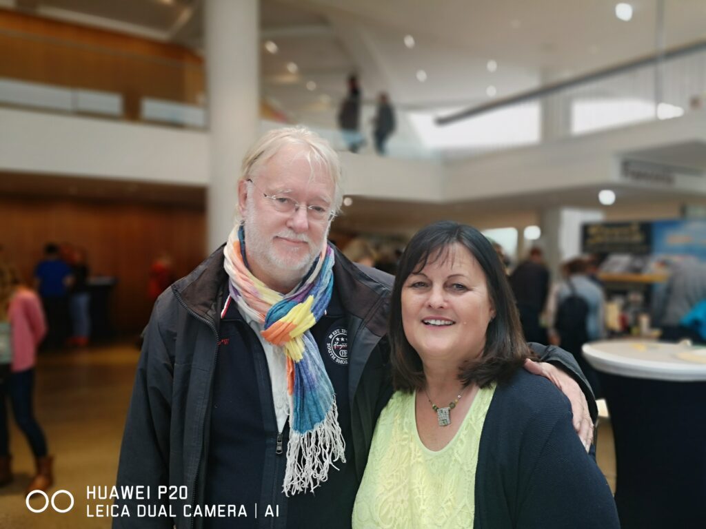 Ulrike und Dieter Broers in Würzburg auf Kongress